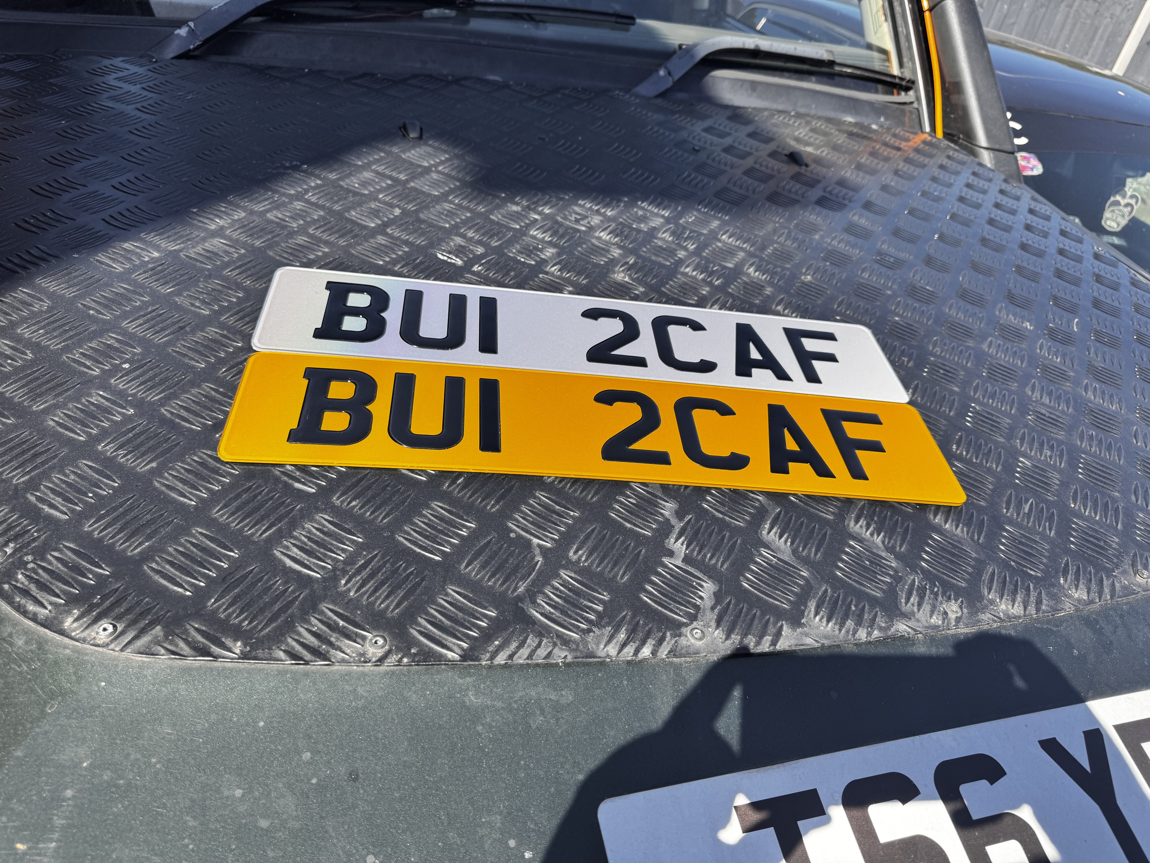 Premium number plates by Staffordshire Plates