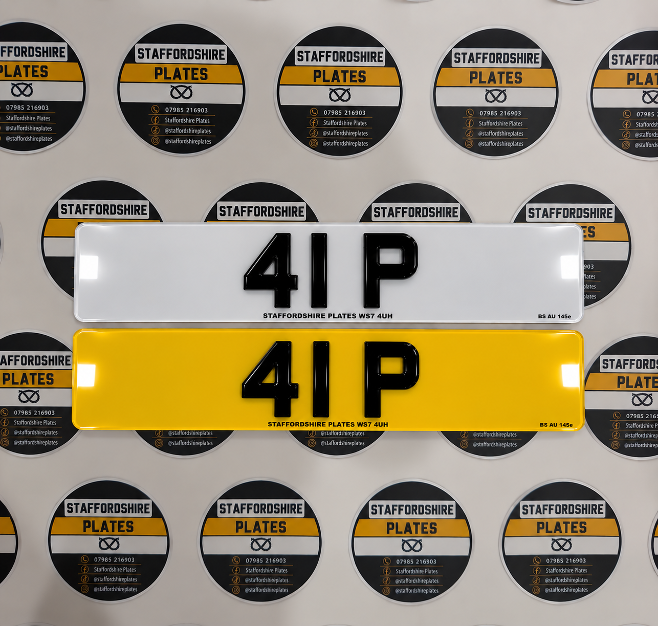 3D Gel number plate